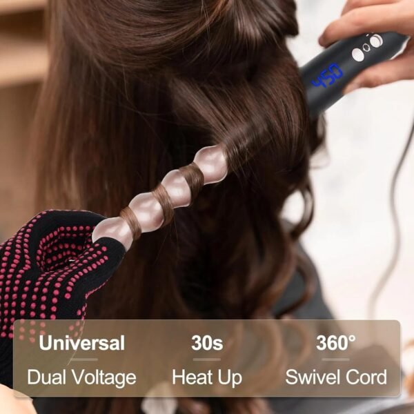 5-in-1 Curling Iron Set for Salon-Quality, Long-Lasting Curls at Home - Image 6